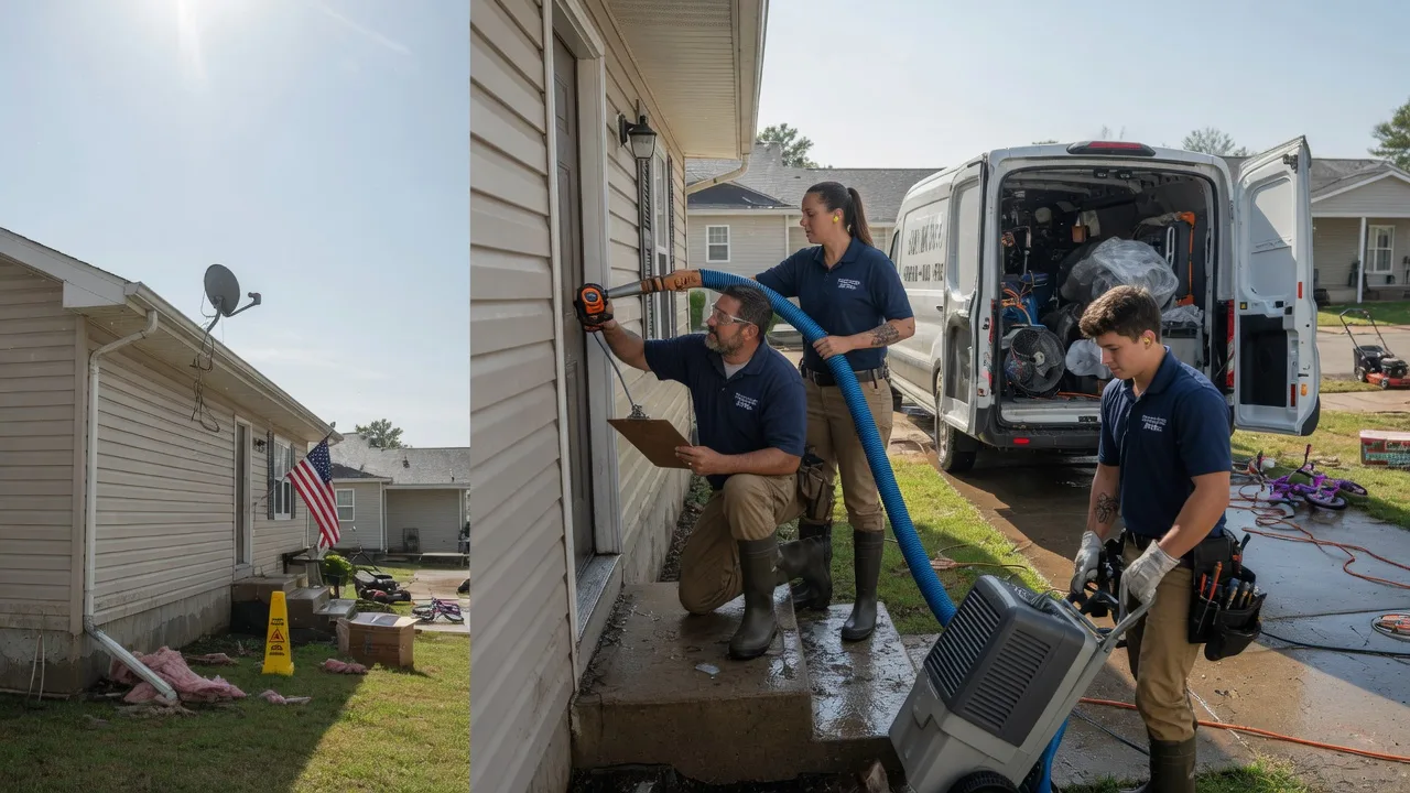 Ceiling Water Damage Restoration in Garland, ME near me